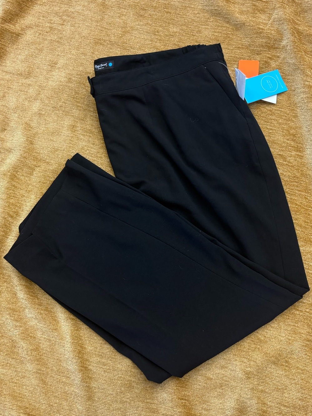 Maggie Barnes Black Stretch plus size - 7 average ponte Pants